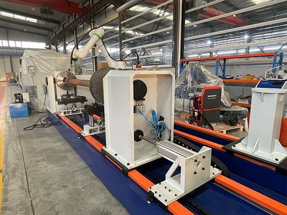 Automatic MAG Robotic Pipe Flange Welding Machine high quality